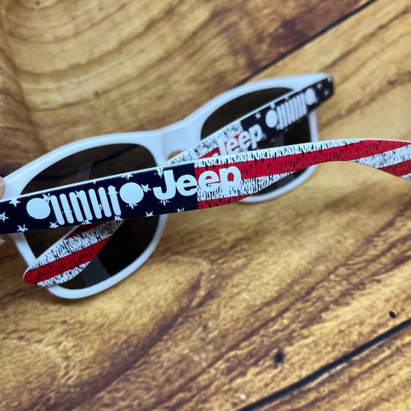 Jeep Sunglasses American Flag Forth of July Red White Blue USA NEW Custom Made - Picture 6 of 14
